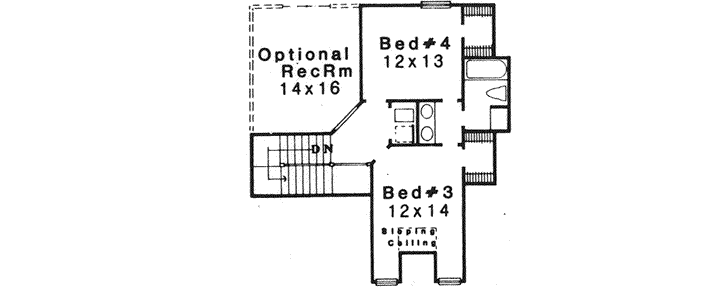 Upper/Second Floor Plan: 8-1144