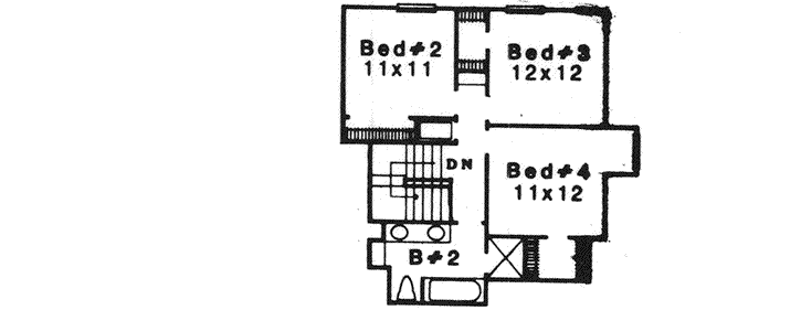 Upper/Second Floor Plan: 8-1146
