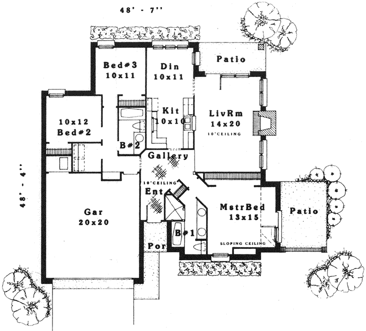 Main Floor Plan: 8-1155
