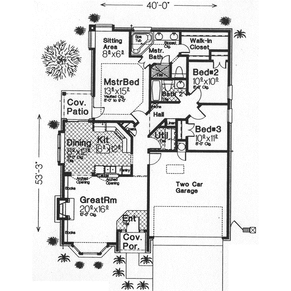 Main Floor Plan: 8-117