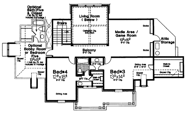 Upper/Second Floor Plan: 8-1181