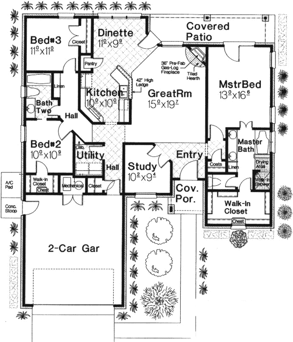 Main Floor Plan: 8-1182