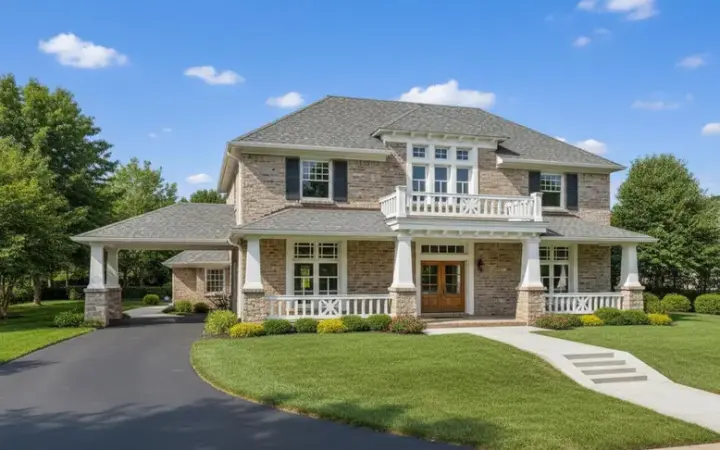 Country house plans 8-1184 - front exterior, 2,690 sq ft, 4 bed, 4 bath house plans | Monster House Plans