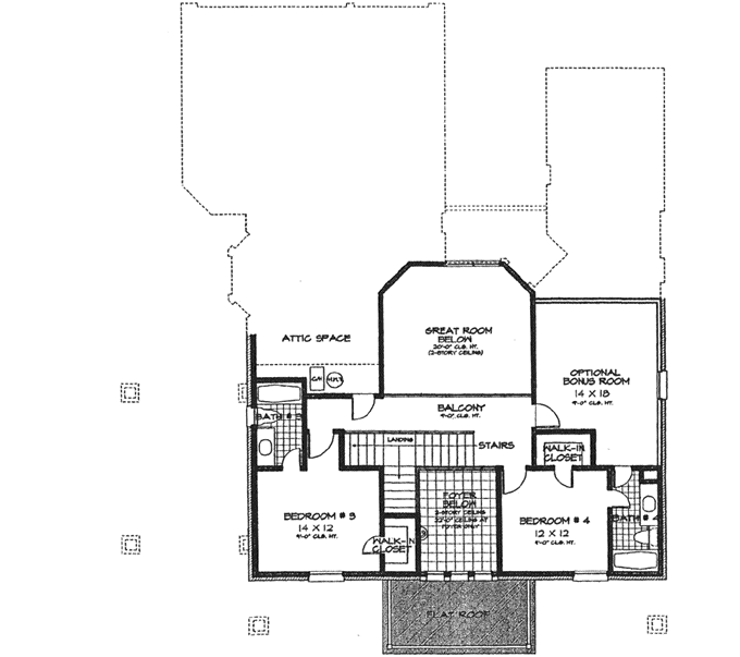 Upper/Second Floor Plan: 8-1184