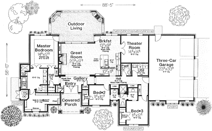 Main Floor Plan: 8-1190