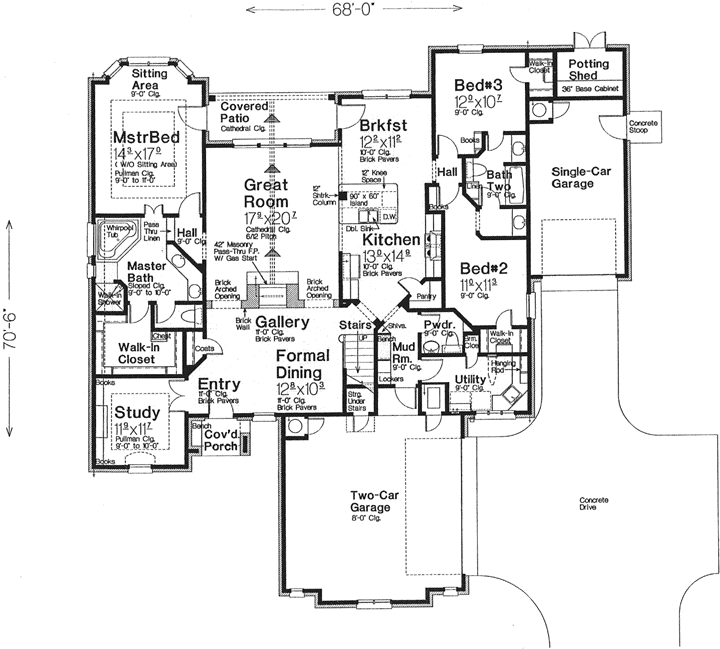 Main Floor Plan: 8-1192