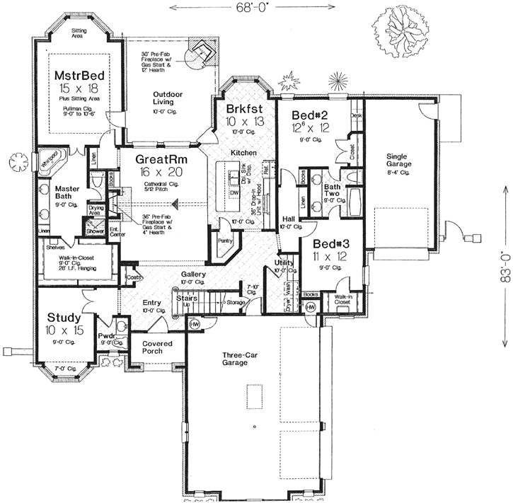 Main Floor Plan: 8-1200