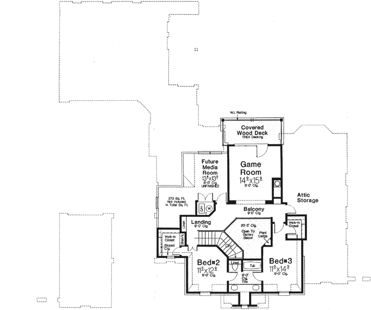 Upper/Second Floor Plan:8-1206