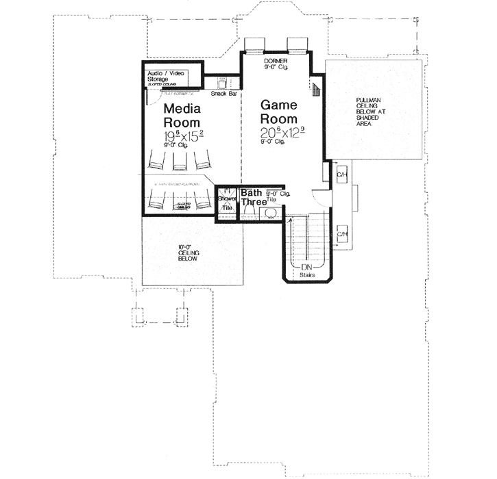 Upper/Second Floor Plan: 8-1211