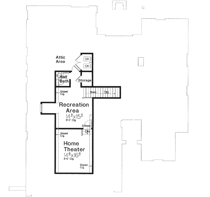 Upper/Second Floor Plan: 8-1220