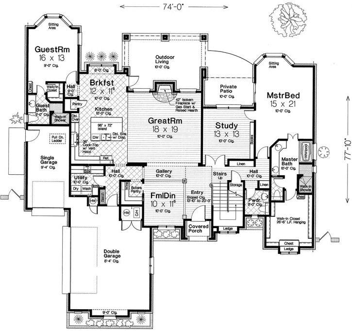 Main Floor Plan: 8-1230
