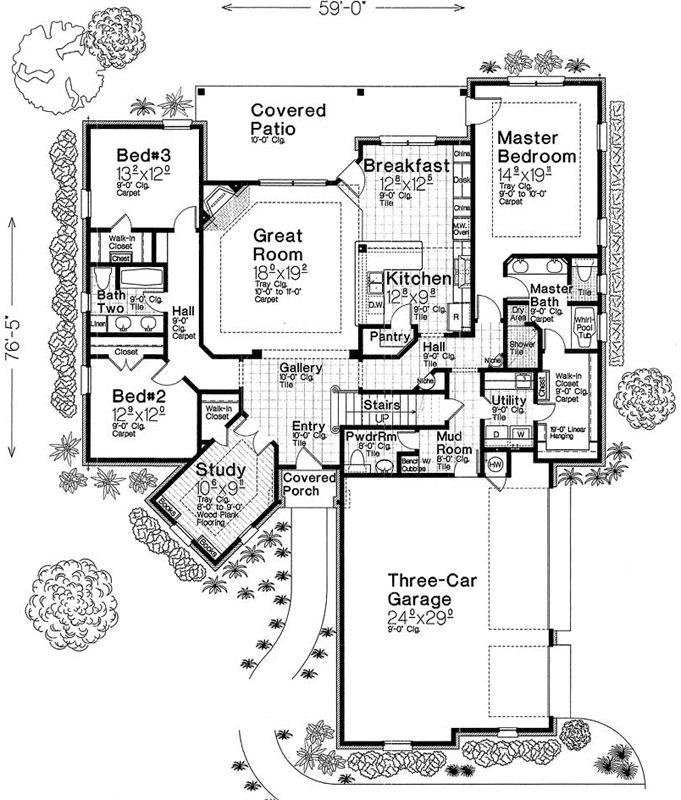 Main Floor Plan: 8-1234