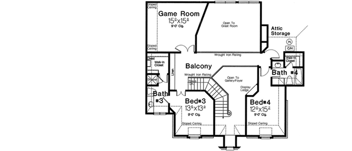 Upper/Second Floor Plan: 8-1237