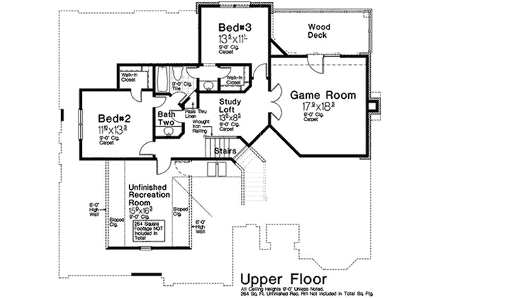 Upper/Second Floor Plan: 8-1246