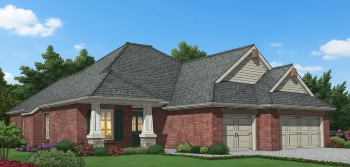 Traditional house plans 8-1247 - front exterior, 2,115 sq ft, 3 bed, 2 bath house plans | Monster House Plans