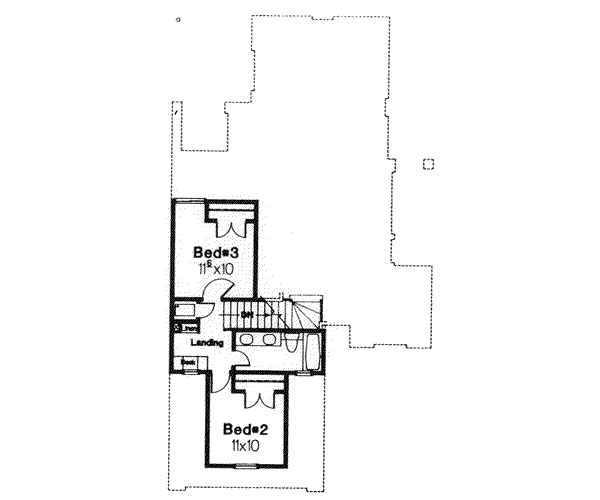 Upper/Second Floor Plan: 8-125