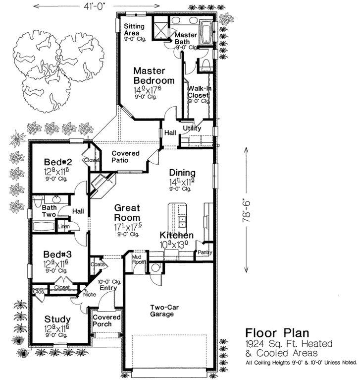 Main Floor Plan: 8-1250