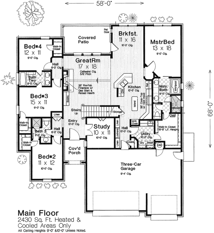Main Floor Plan: 8-1258