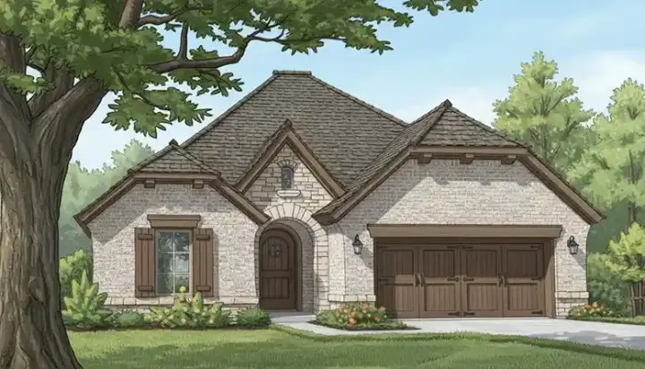 Cottage house plans 8-1264 - front exterior, 2,067 sq ft, 3 bed, 2 bath house plans | Monster House Plans