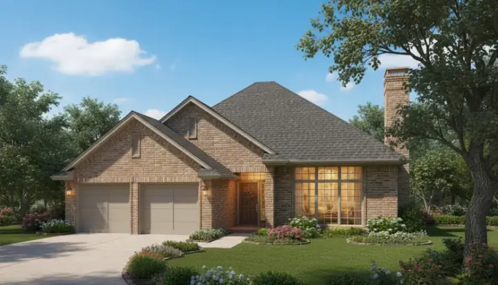 Traditional house plans 8-135 - front exterior, 1,585 sq ft, 3 bed, 2 bath house plans | Monster House Plans