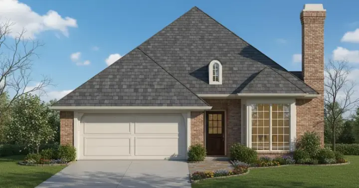 Traditional house plans 8-138 - front exterior, 1,615 sq ft, 2 bed, 2 bath house plans | Monster House Plans