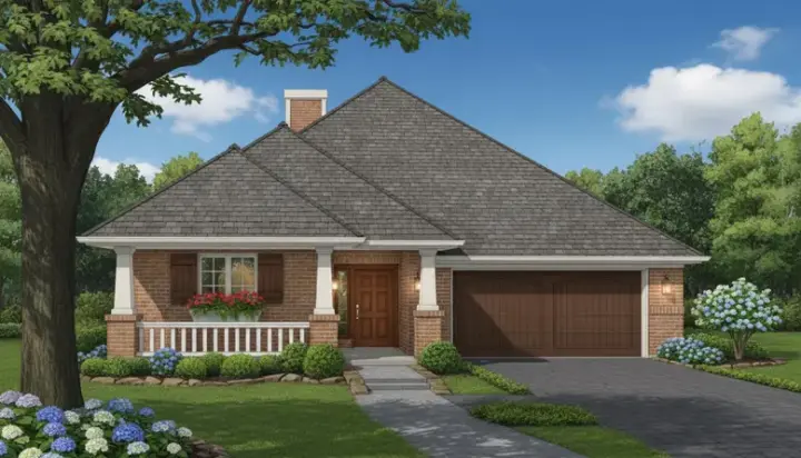 Country house plans 8-155 - front exterior, 1,697 sq ft, 3 bed, 2 bath house plans | Monster House Plans