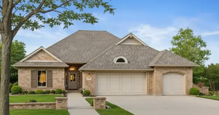 Traditional house plans 8-158 - front exterior, 1,710 sq ft, 3 bed, 2 bath house plans | Monster House Plans