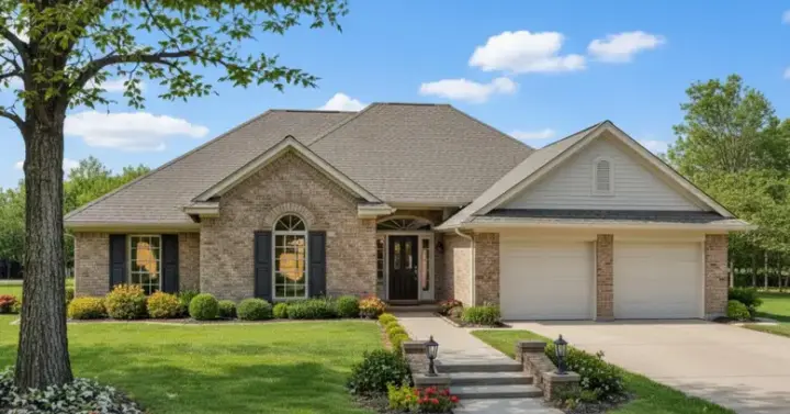 Traditional house plans 8-169 - front exterior, 1,806 sq ft, 4 bed, 2 bath house plans | Monster House Plans
