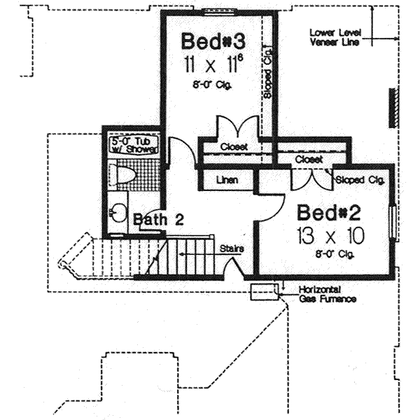 Upper/Second Floor Plan: 8-170