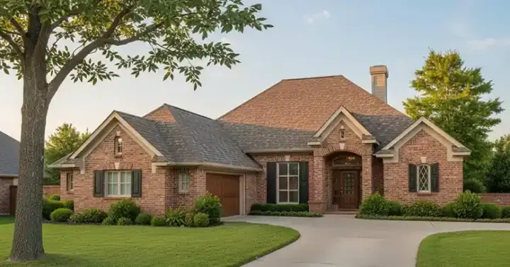 Traditional house plans 8-173 - front exterior, 1,834 sq ft, 3 bed, 2 bath house plans | Monster House Plans