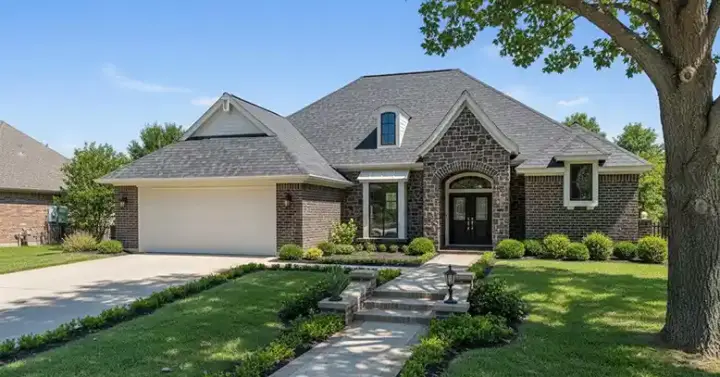 European house plans 8-175 - front exterior, 1,840 sq ft, 3 bed, 2 bath house plans | Monster House Plans