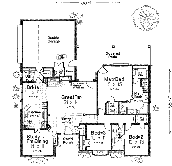 Main Floor Plan: 8-186