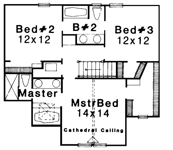 Upper/Second Floor Plan: 8-195