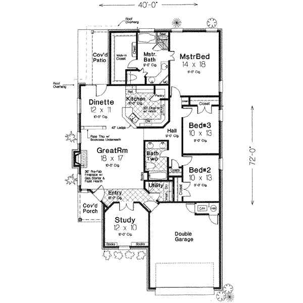 Main Floor Plan: 8-200