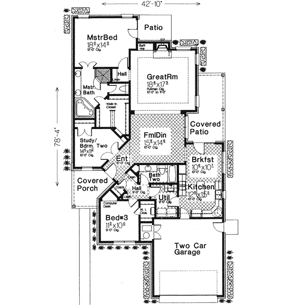 Main Floor Plan: 8-205