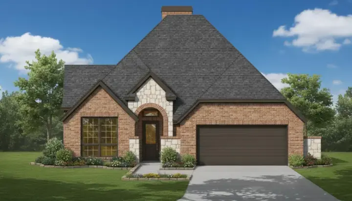 Traditional house plans 8-206 - front exterior, 1,970 sq ft, 2 bed, 2 bath house plans | Monster House Plans