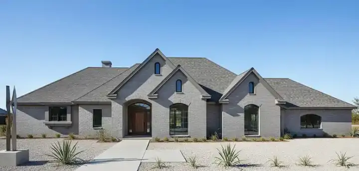 Traditional house plans 8-219 - front exterior, 2,053 sq ft, 3 bed, 2 bath house plans | Monster House Plans