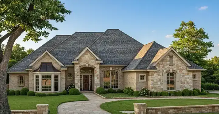 Traditional house plans 8-245 - front exterior, 2,128 sq ft, 3 bed, 2 bath house plans | Monster House Plans
