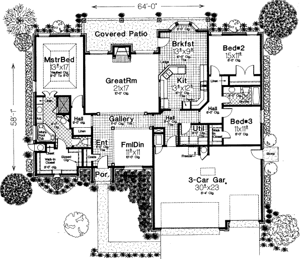 Main Floor Plan: 8-258