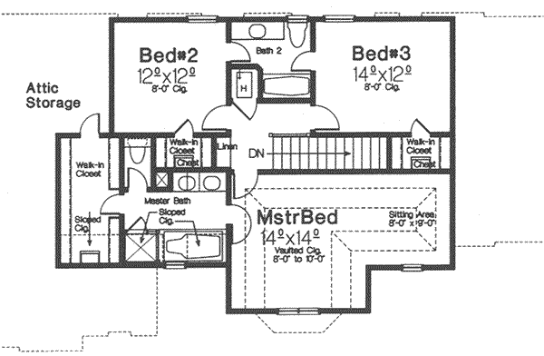 Upper/Second Floor Plan: 8-259