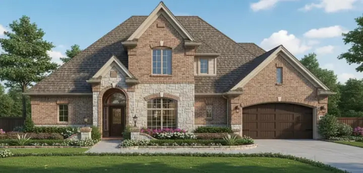 Traditional house plans 8-262 - front exterior, 2,175 sq ft, 4 bed, 2 bath house plans | Monster House Plans