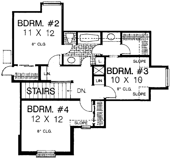 Upper/Second Floor Plan: 8-262