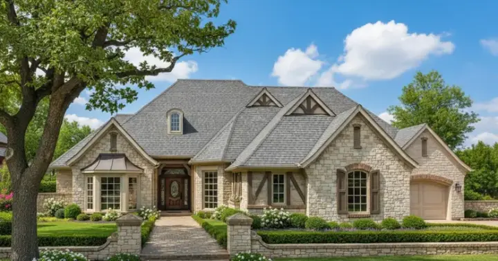 English Country house plans 8-272 - front exterior, 2,205 sq ft, 3 bed, 2 bath house plans | Monster House Plans