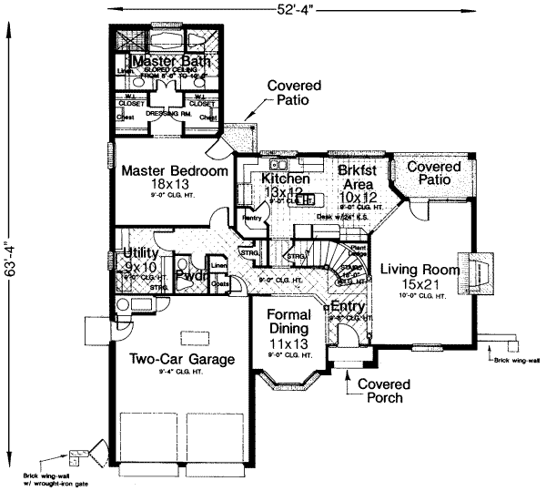 Main Floor Plan: 8-304