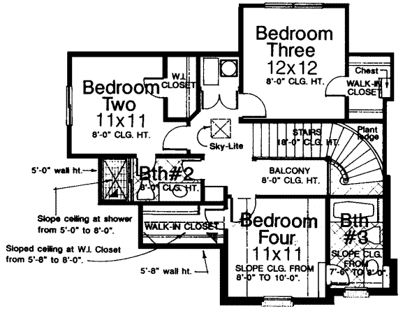 Upper/Second Floor Plan: 8-304