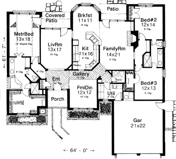 Main Floor Plan: 8-317