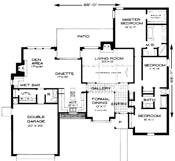 Main Floor Plan: 8-319