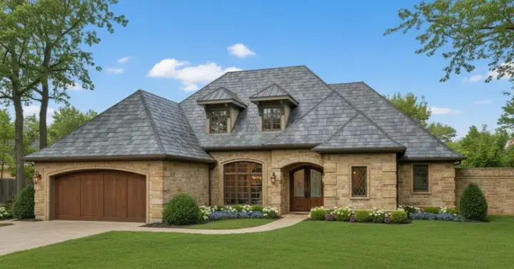 Traditional house plans 8-350 - front exterior, 2,464 sq ft, 4 bed, 2 bath house plans | Monster House Plans