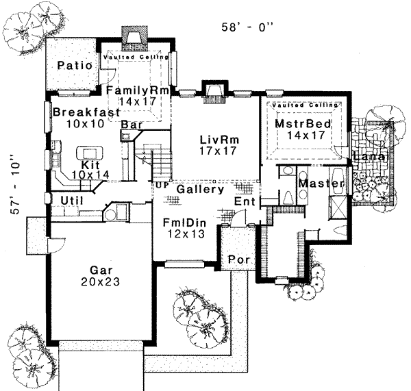Main Floor Plan: 8-350