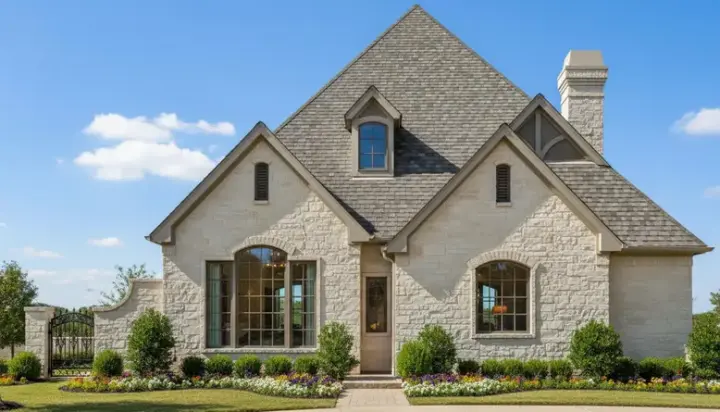 European house plans 8-353 - front exterior, 2,478 sq ft, 2 bed, 2 bath house plans | Monster House Plans